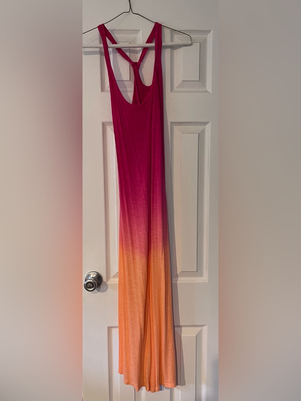 Kids size 12 Ombre Tank maxi dress - Pink to Orange